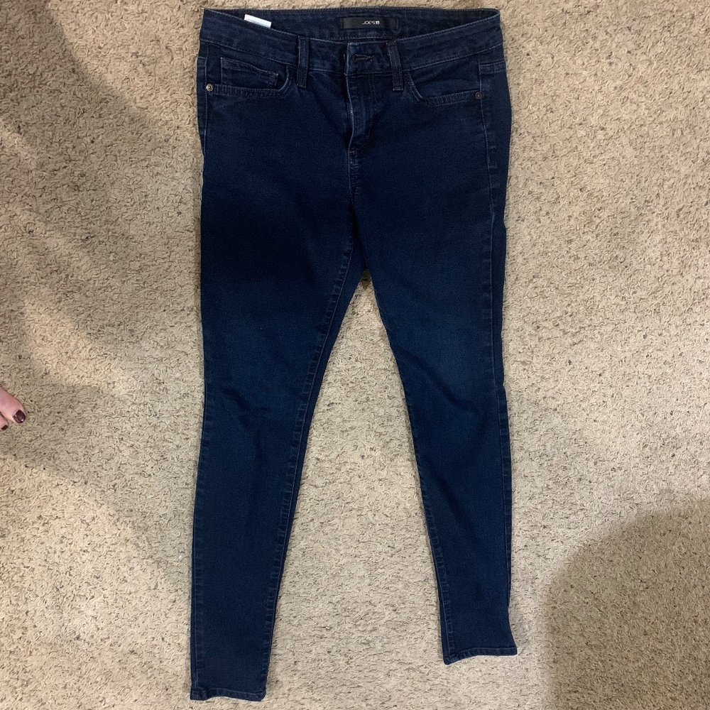 Joe's Jeans Dark Blue Mid Rise Skinny 28